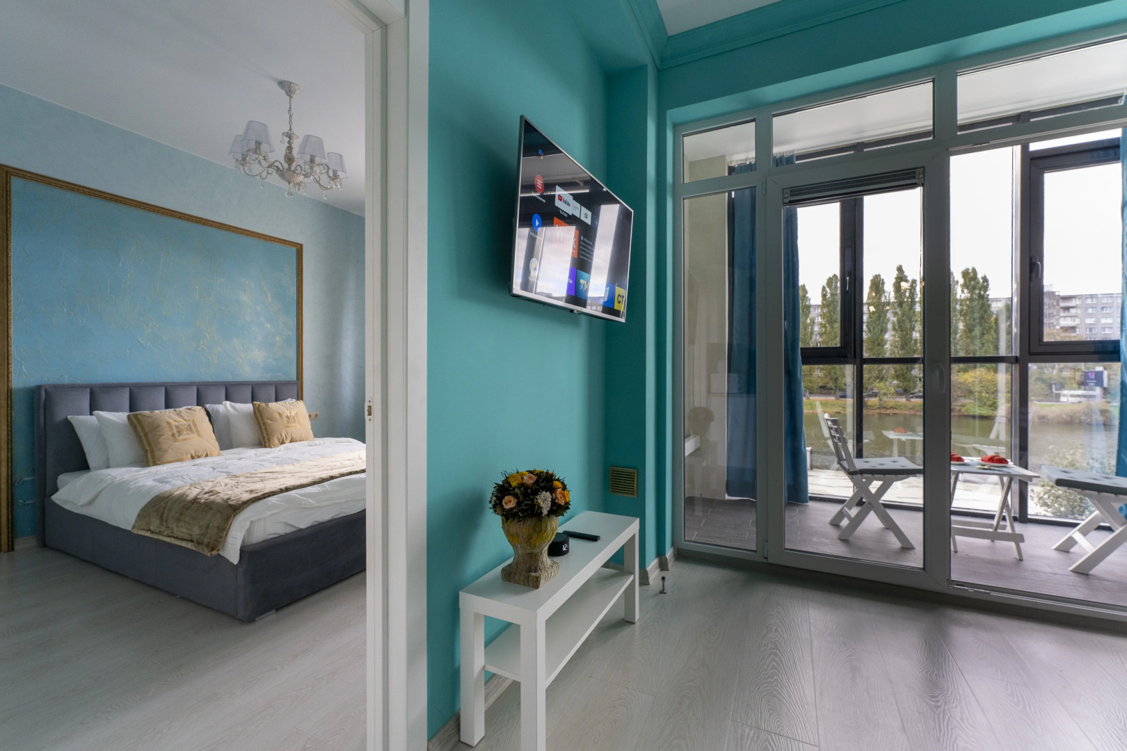 Апартаменты Рыбная Деревня с Прямым Видом на Реку