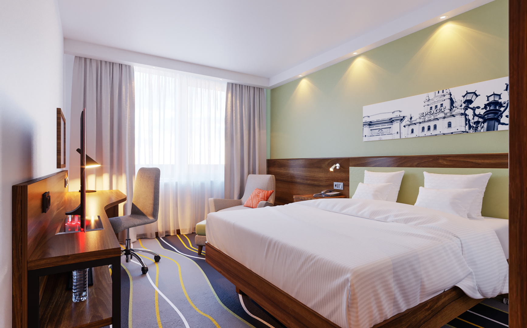 Отель Hampton by Hilton Brest
