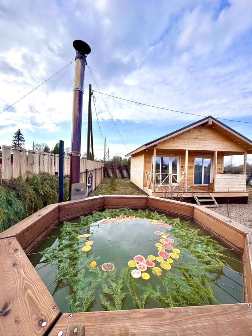 Частный дом с чаном и баней