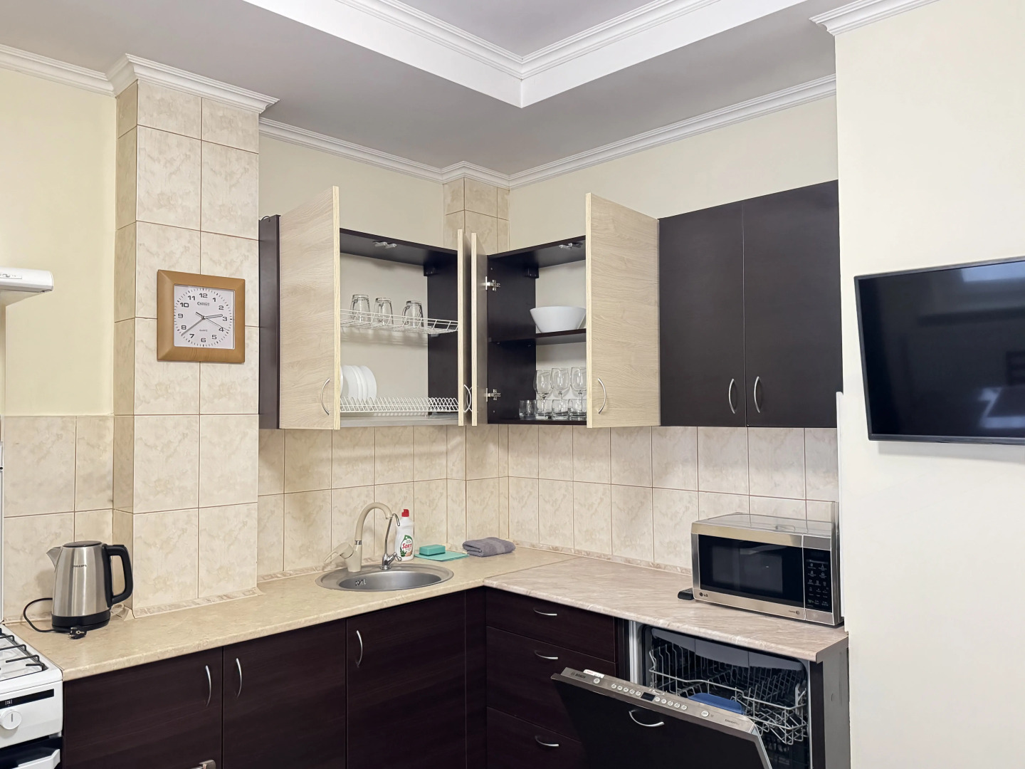 Апартаменты Большая двухкомнатная квартира