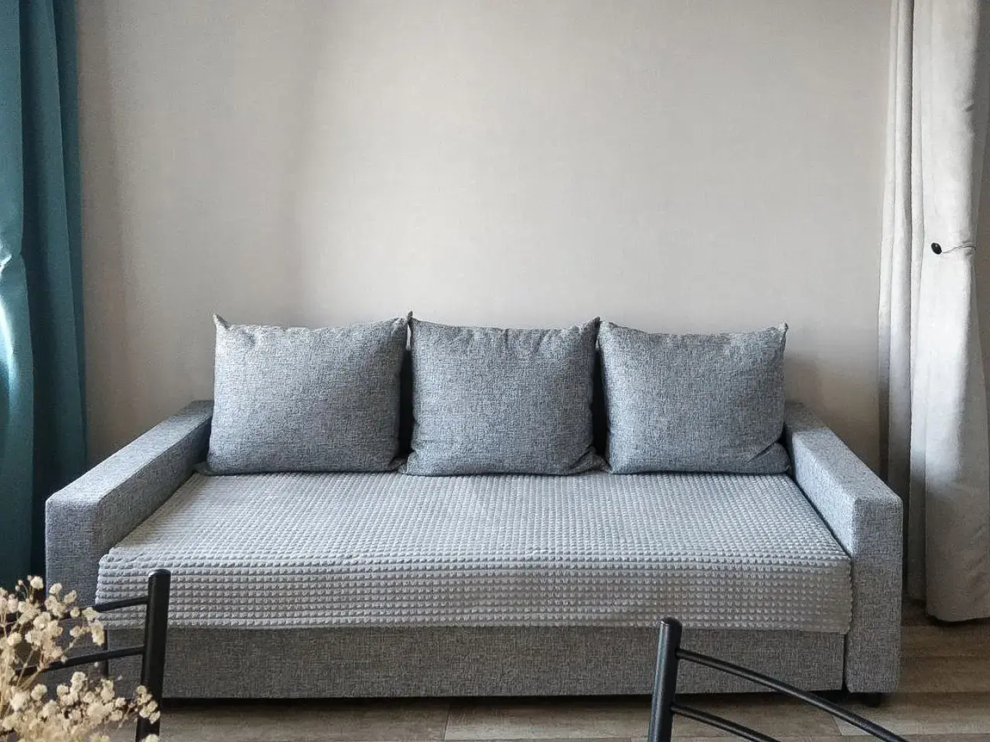 Квартира студия с дизайнерским ремонтом