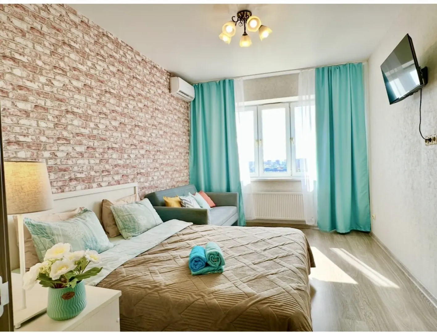 Квартира Однокомнатная с видом на город