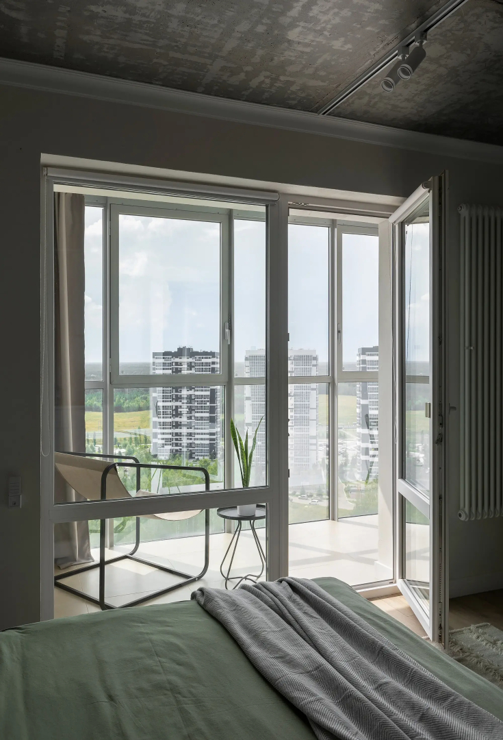 Квартира Happy Aero Стильная Студия с Красивым Видом