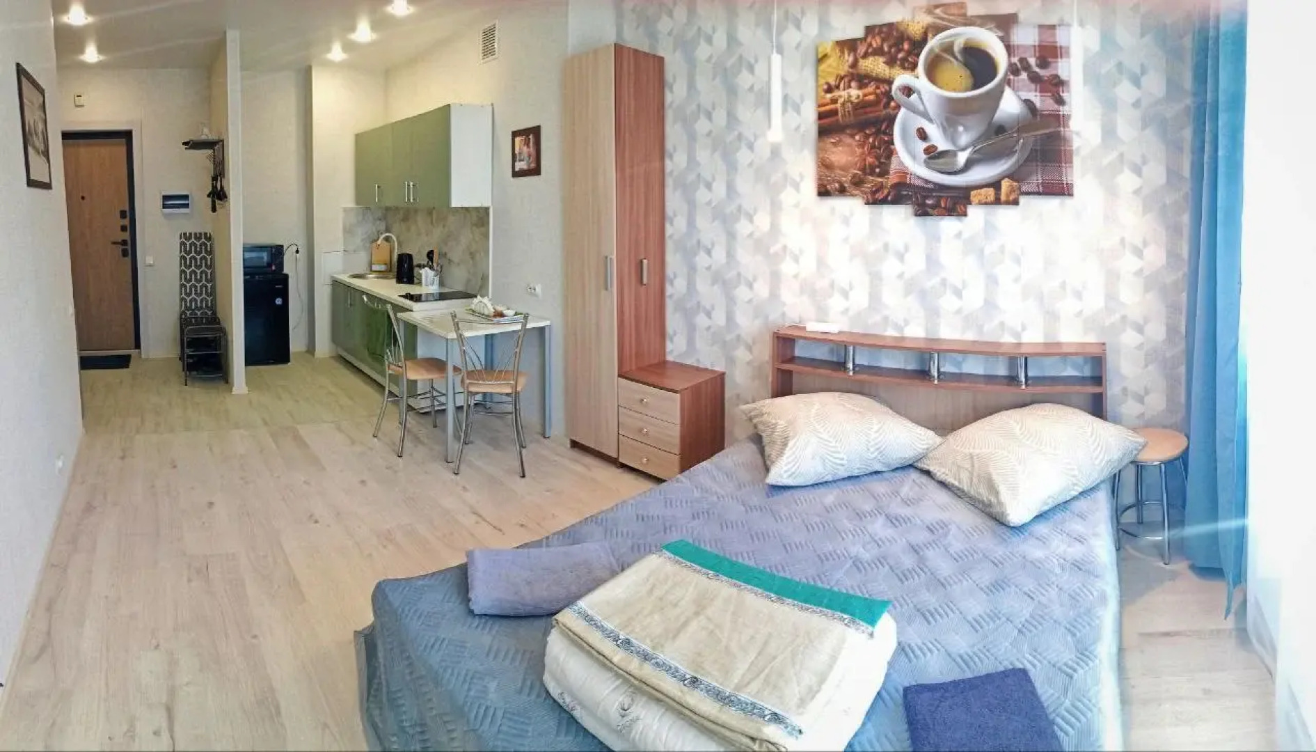 Квартира студия в новом современном районе