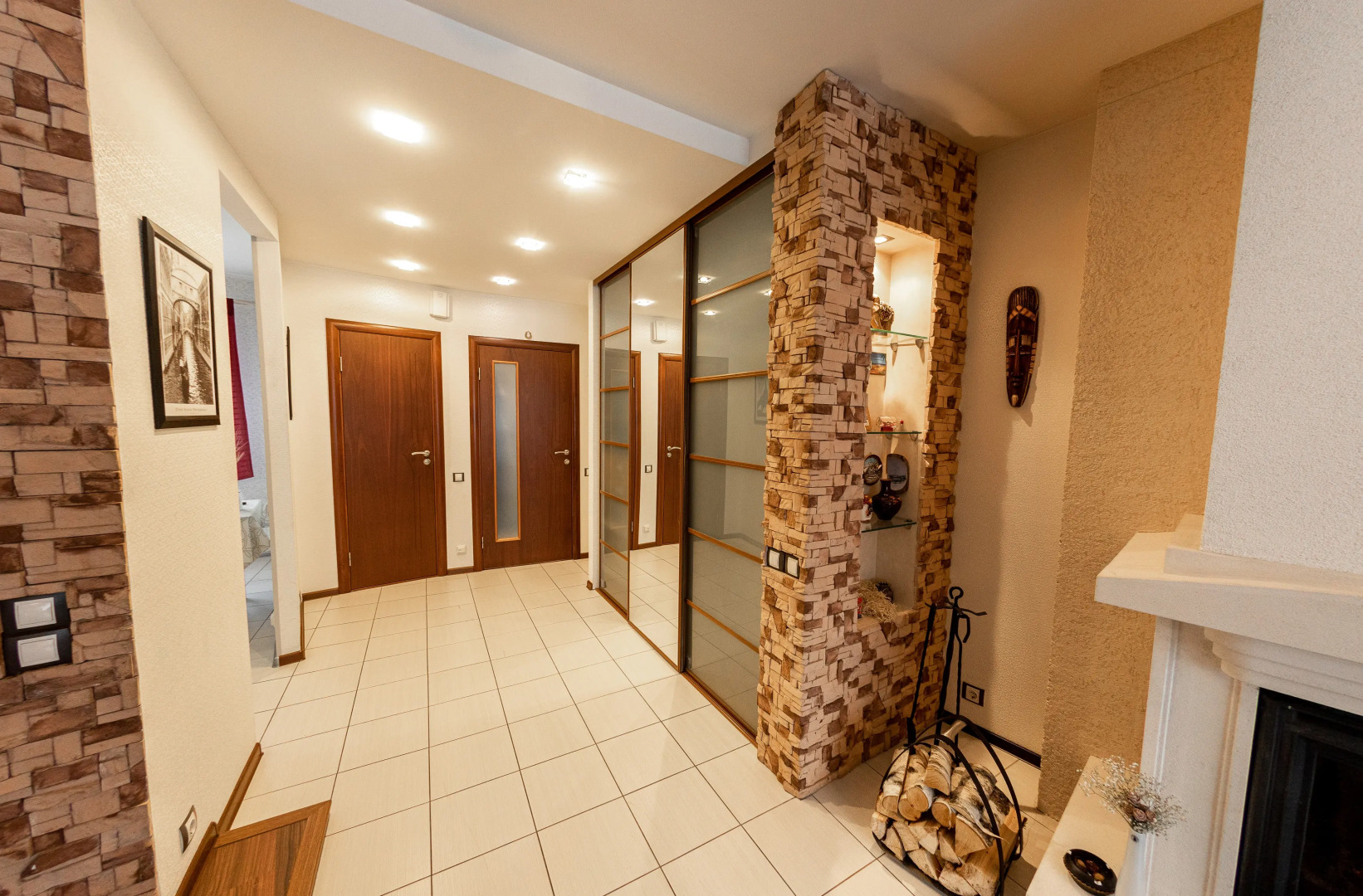 Апартаменты Семейный Таунхаус с Камином и Сауной