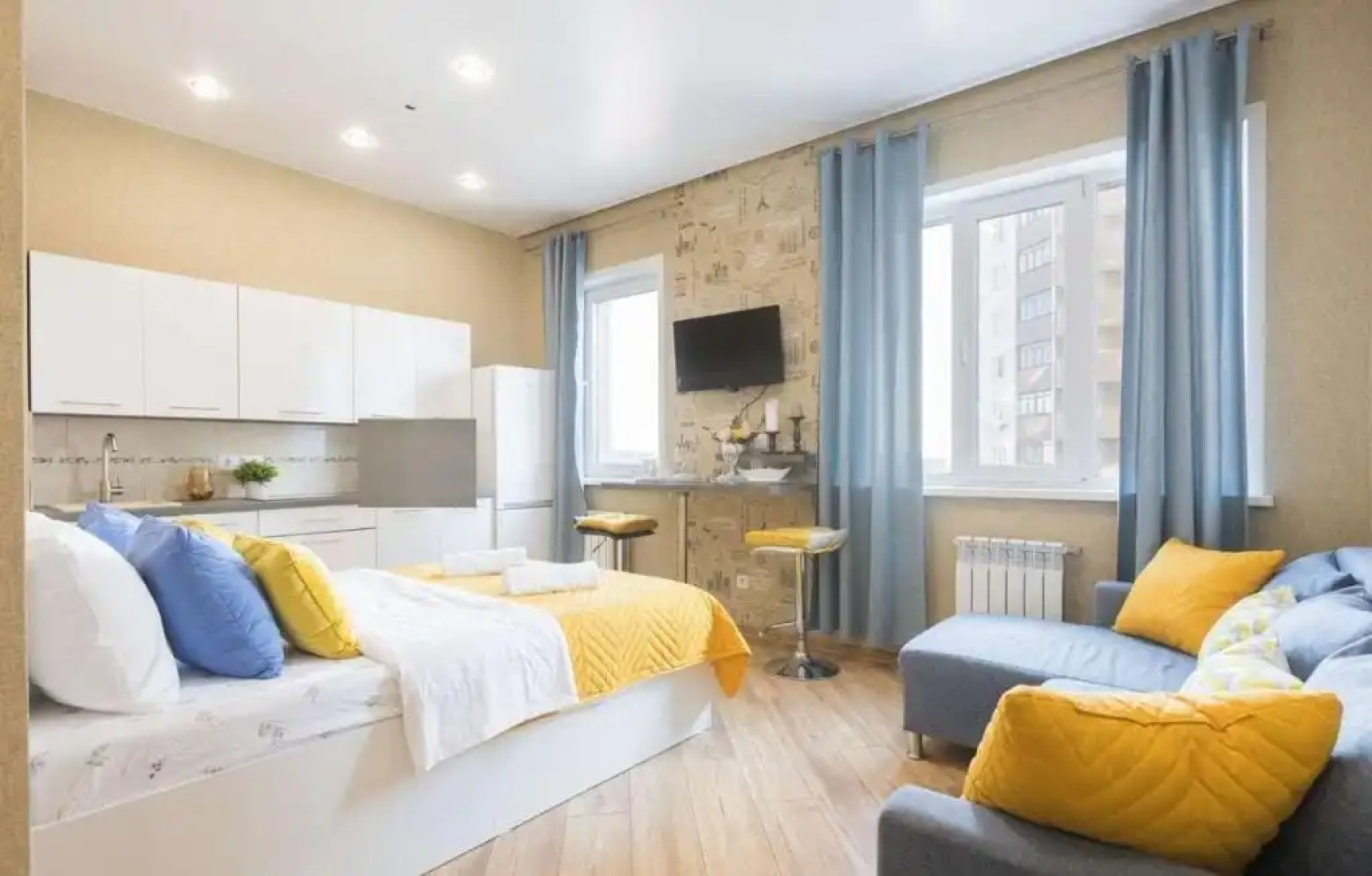 Квартира с видом на город