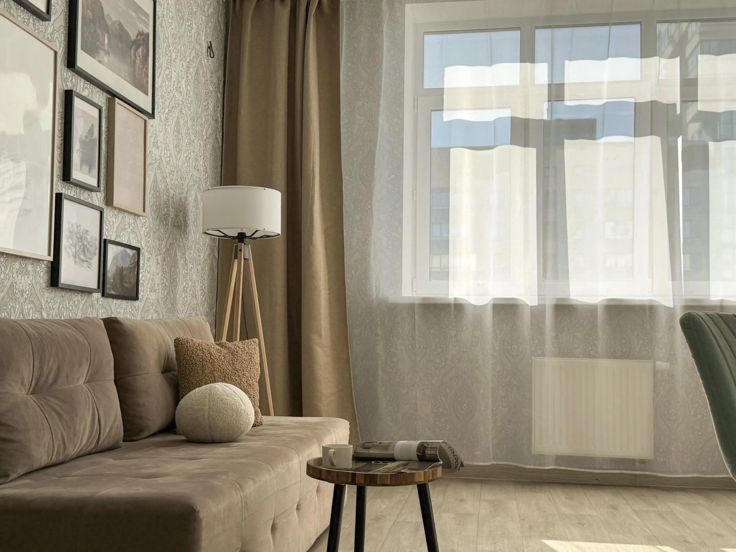 Квартира Уютная квартира с большой детской площадкой в самом сердце Тюмени