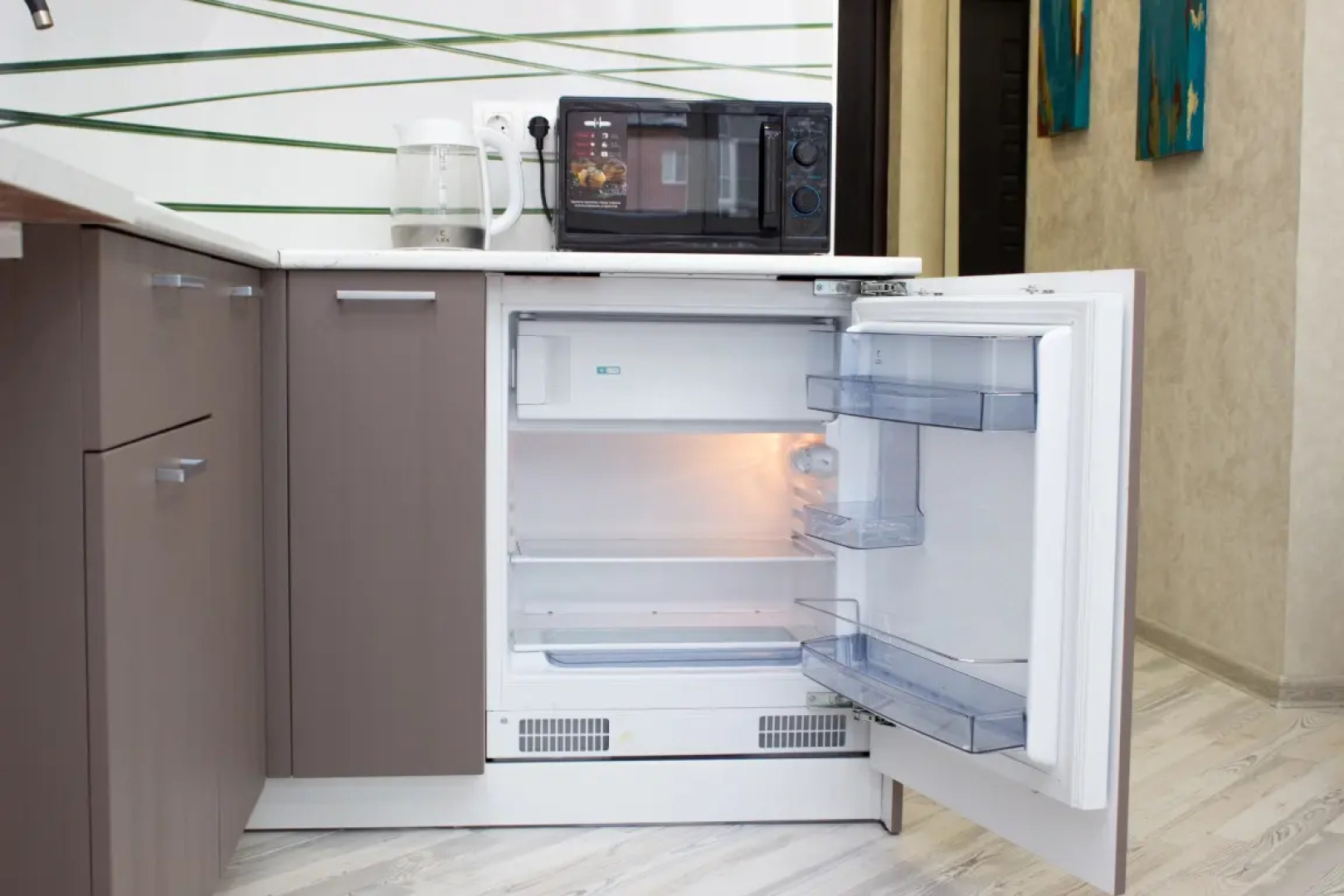 Апартаменты для 1, 2 гостей с видом на город