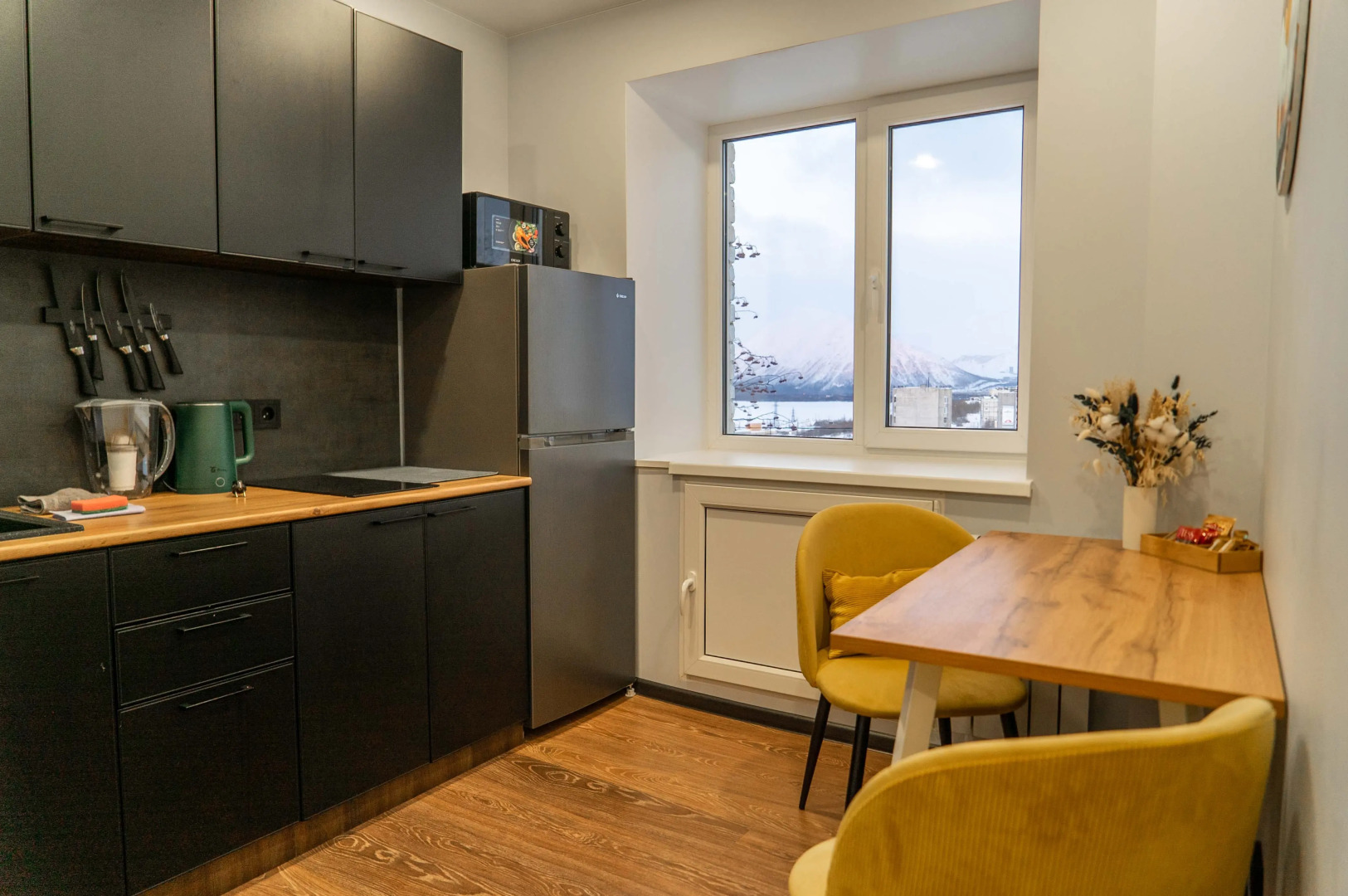 Квартира Уютная 1-к с Потрясающим Видом на Горы