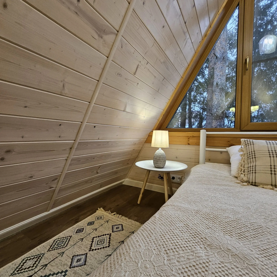 Частный дом светлый А-фрейм