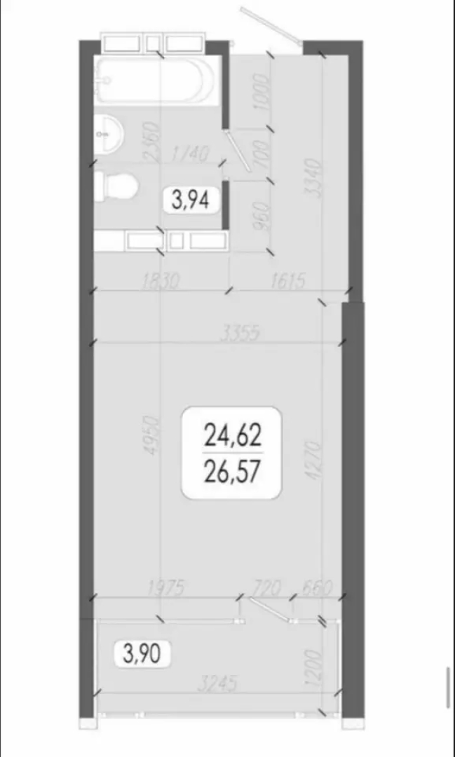 Апартаменты Студия