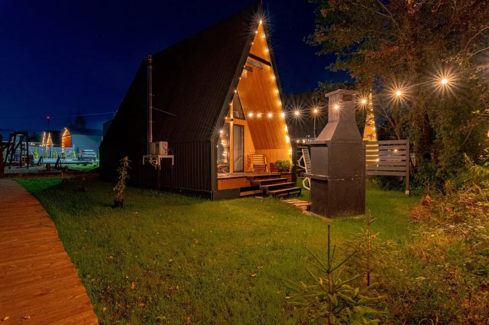 Частный Дом Афрейм с видом на лес №2