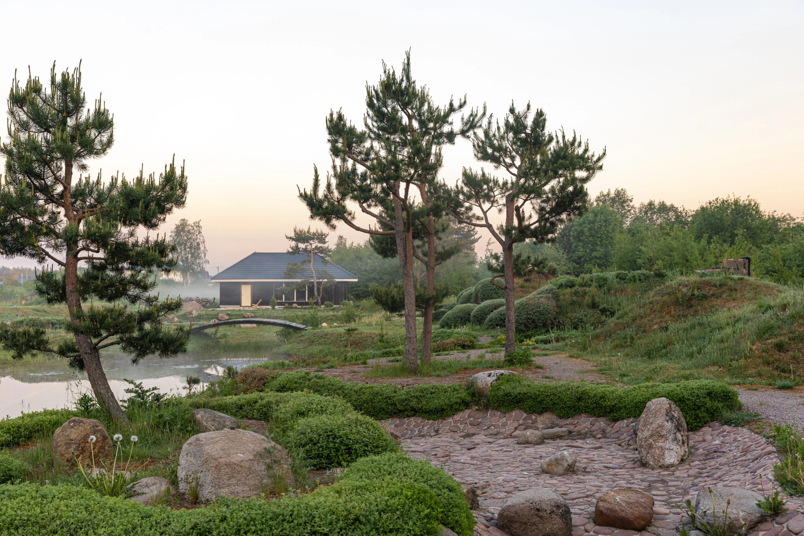 Шале с видом на сад