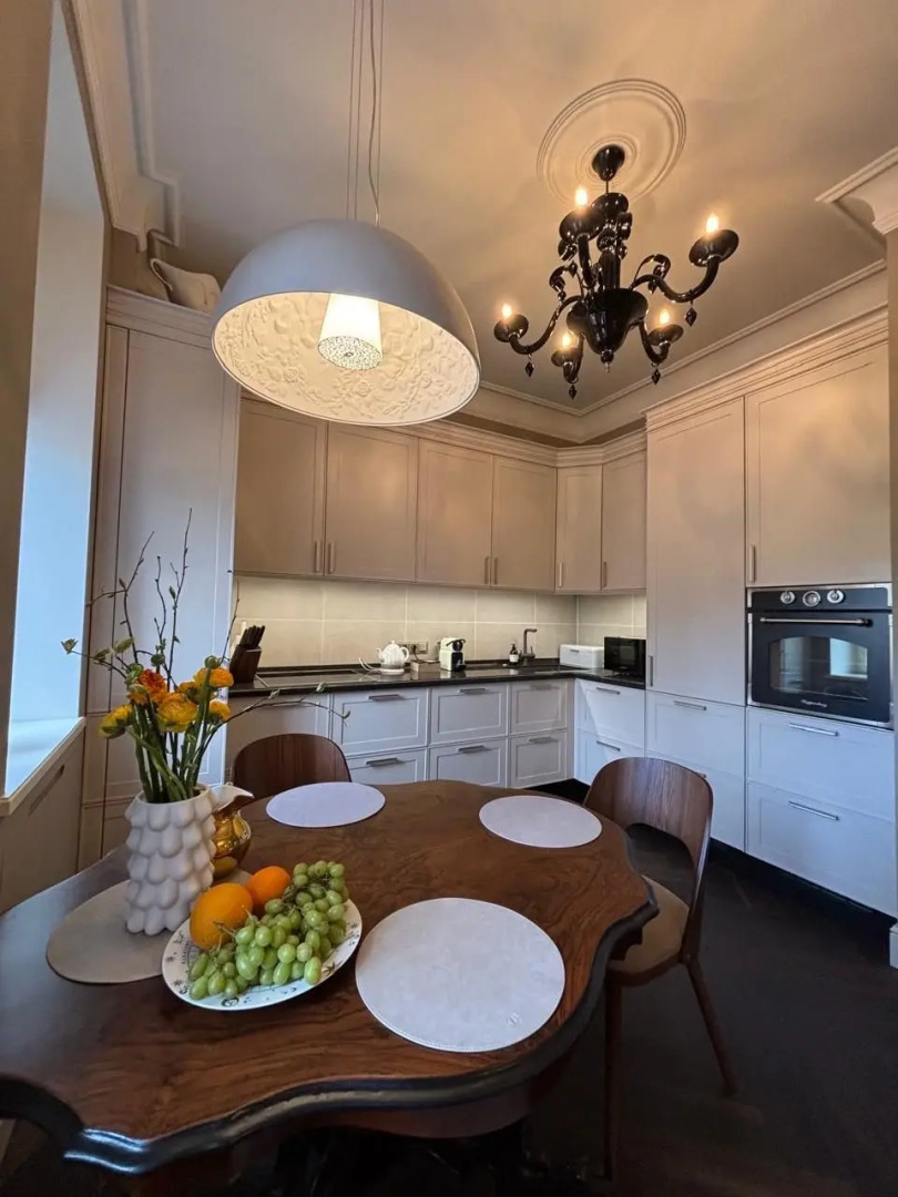 Квартира с сауной и балконом