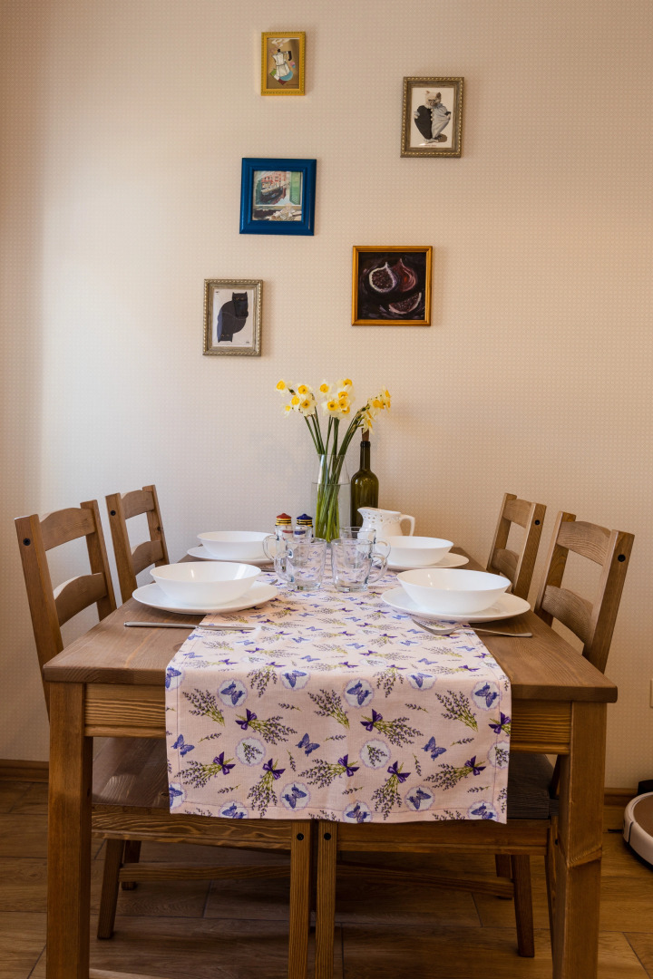 Апартаменты на пешеходной улице с 2-мя спальнями