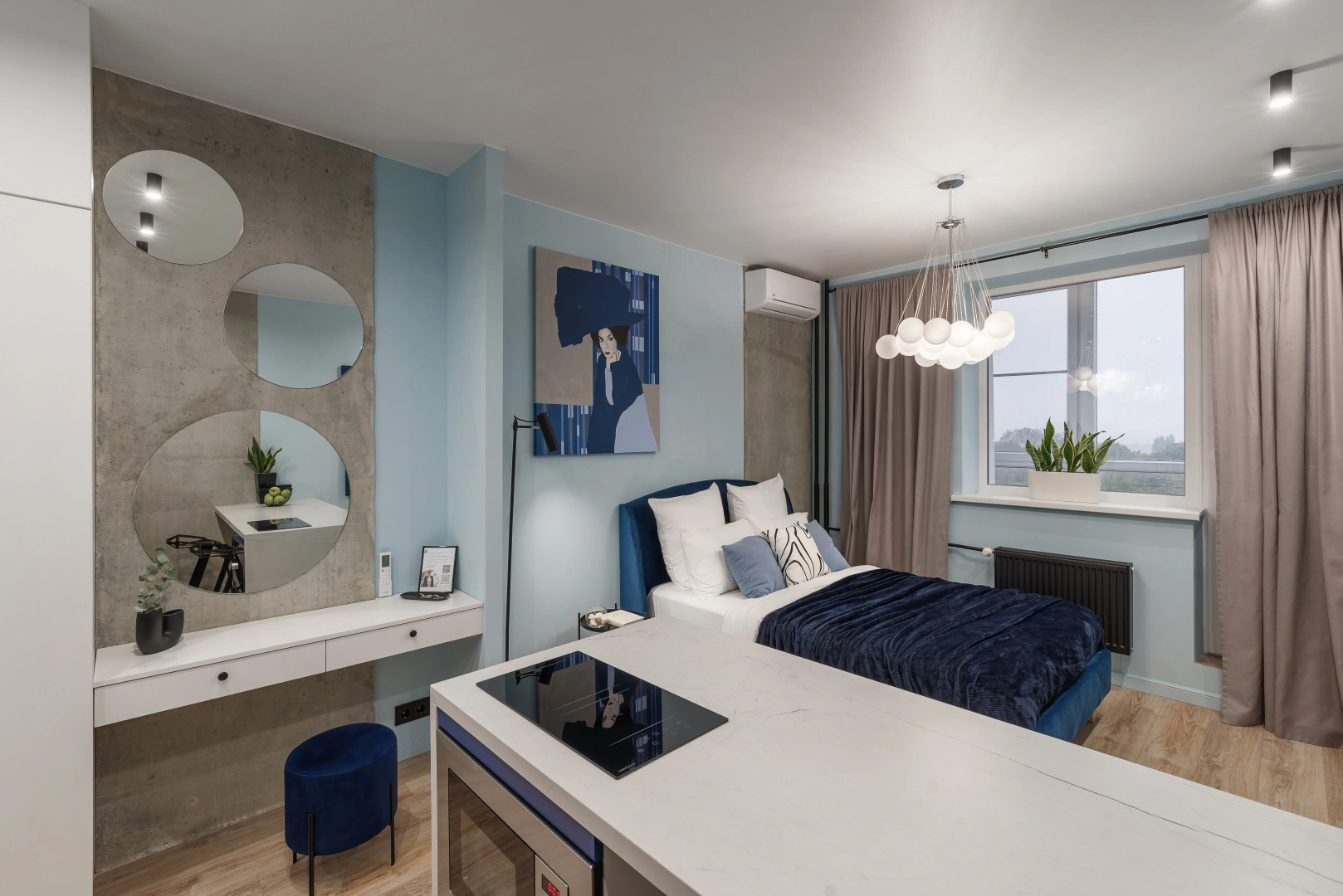 Апартаменты VEROM с панopaмным видом на парк СХИ