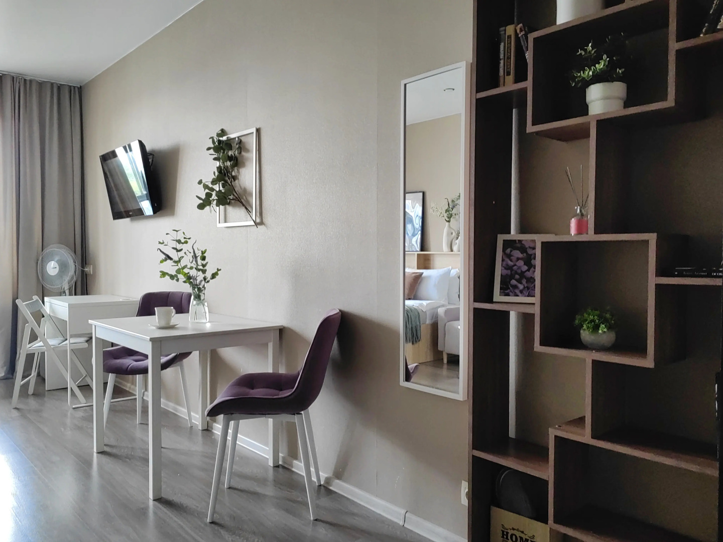 Квартира Velvet с балконом и видом на реку