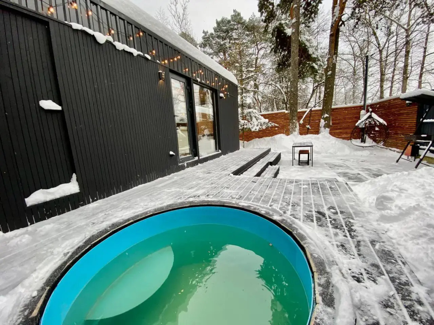 Частный дом Домик для Отдыха Вдвоем, с Сауной, Купелью, Мангалом и дизайнерской территорией