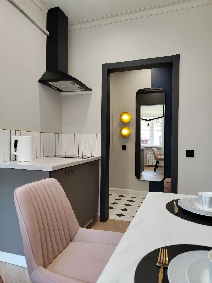 Апартаменты Элегантные Двухкомнатные в Амалиенау