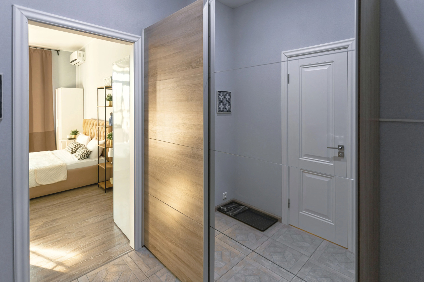 Апартаменты Lalapart Aquamarine с балконом у метро Дмитровская