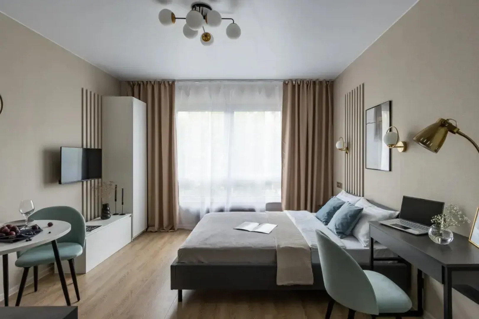 Квартира Silk на Сампсониевском Satin home