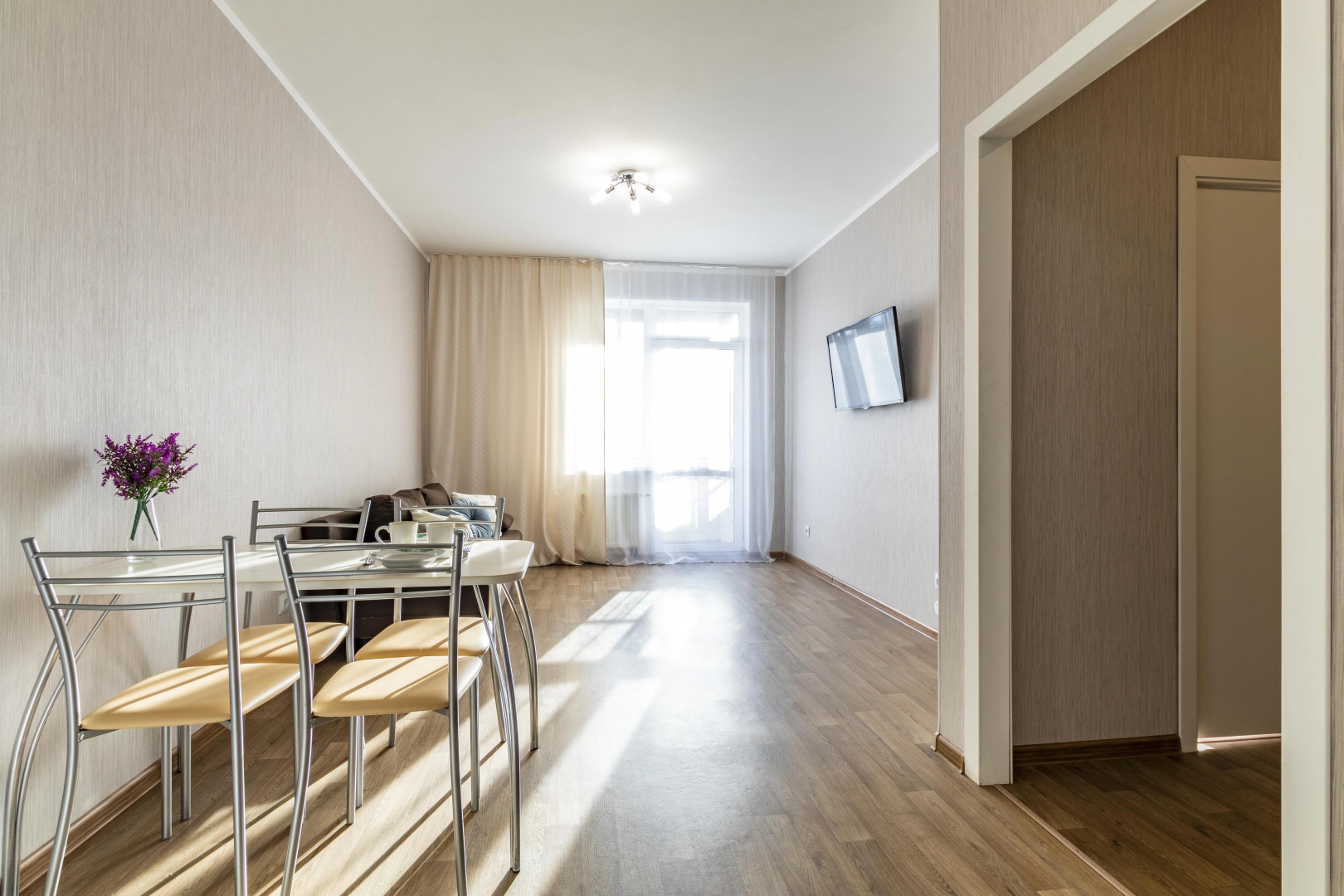Квартира евродвушка BeGuest у метро Уральская для 4х гостей
