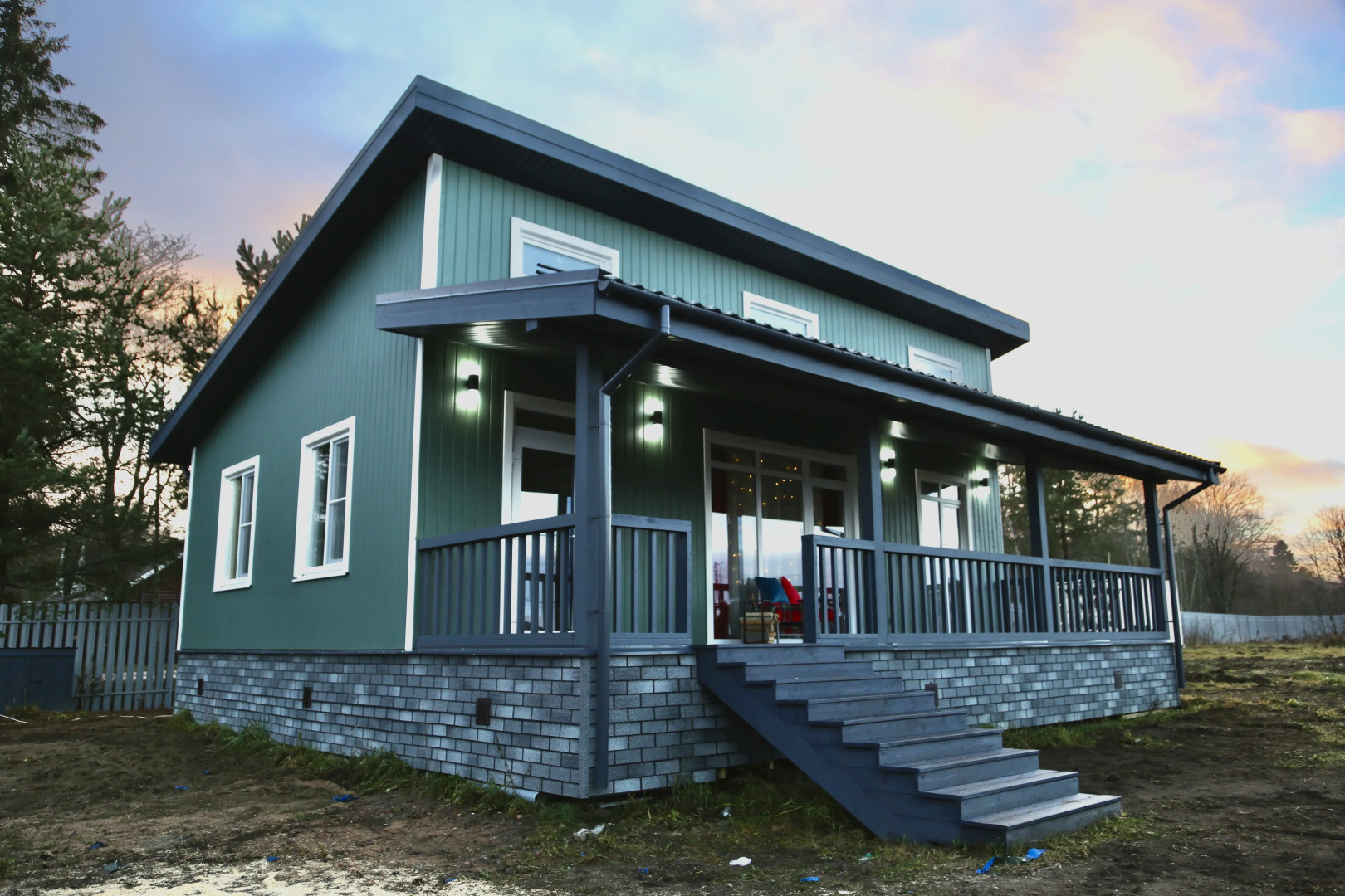 Частный дом у Мичуринского озера