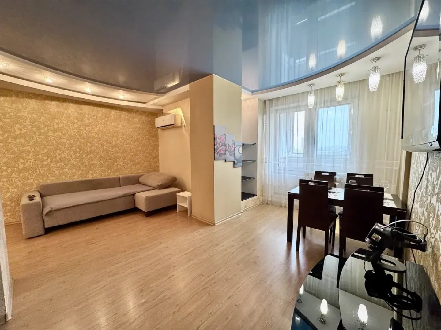 Квартира Уютная трехкомнатная  квартира со спа