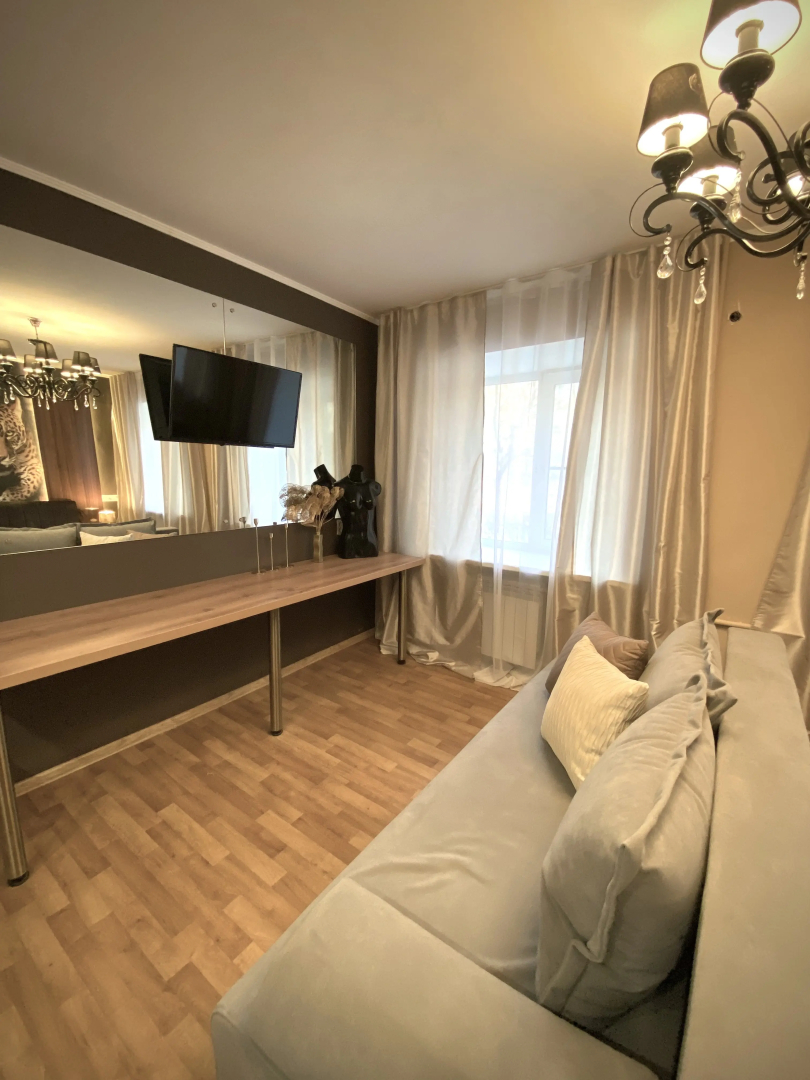 Квартира Студия рядом с набережной с круглой ванной