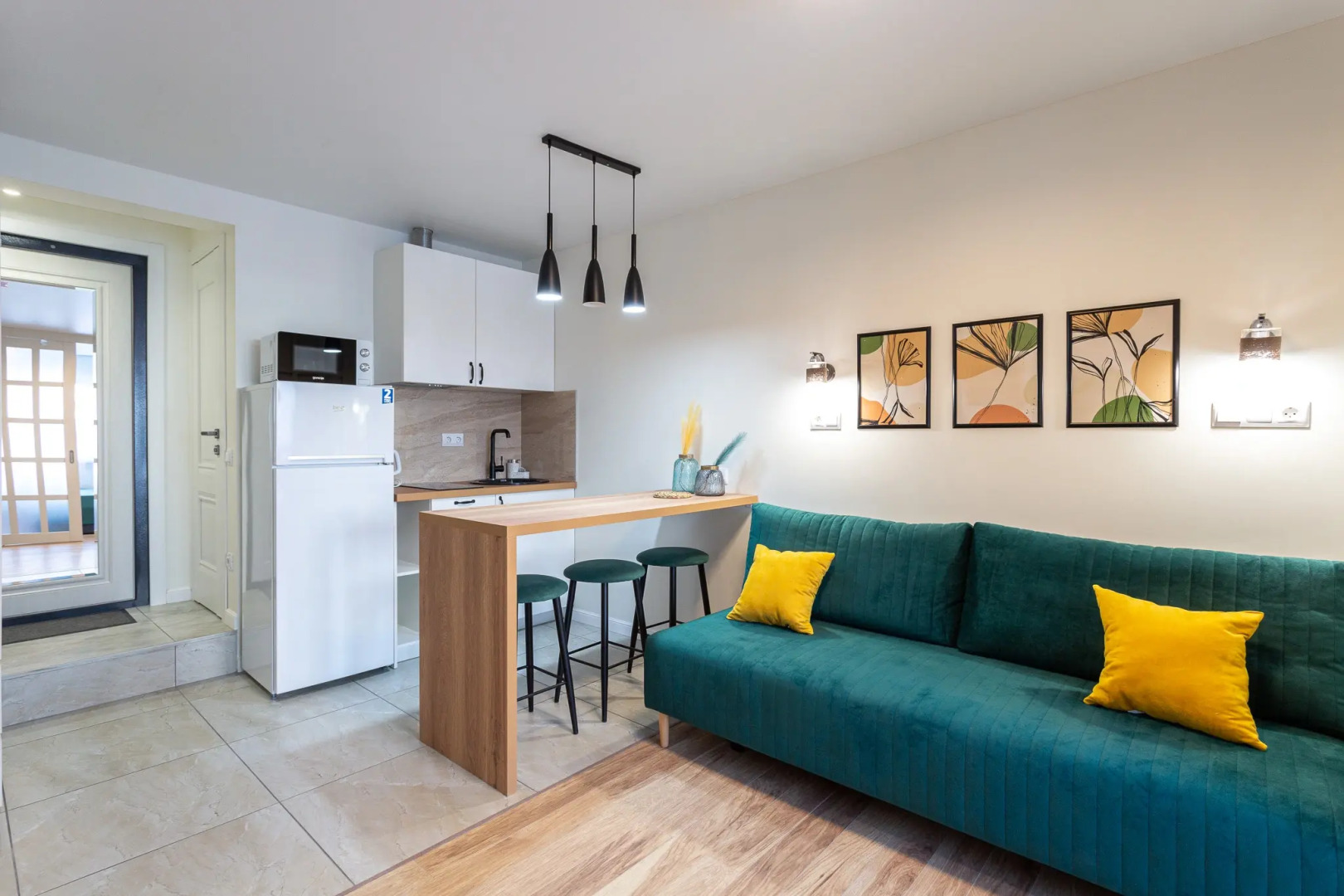 Апартаменты Морент с дизайнерским ремонтом в ЖК «Фрукты»