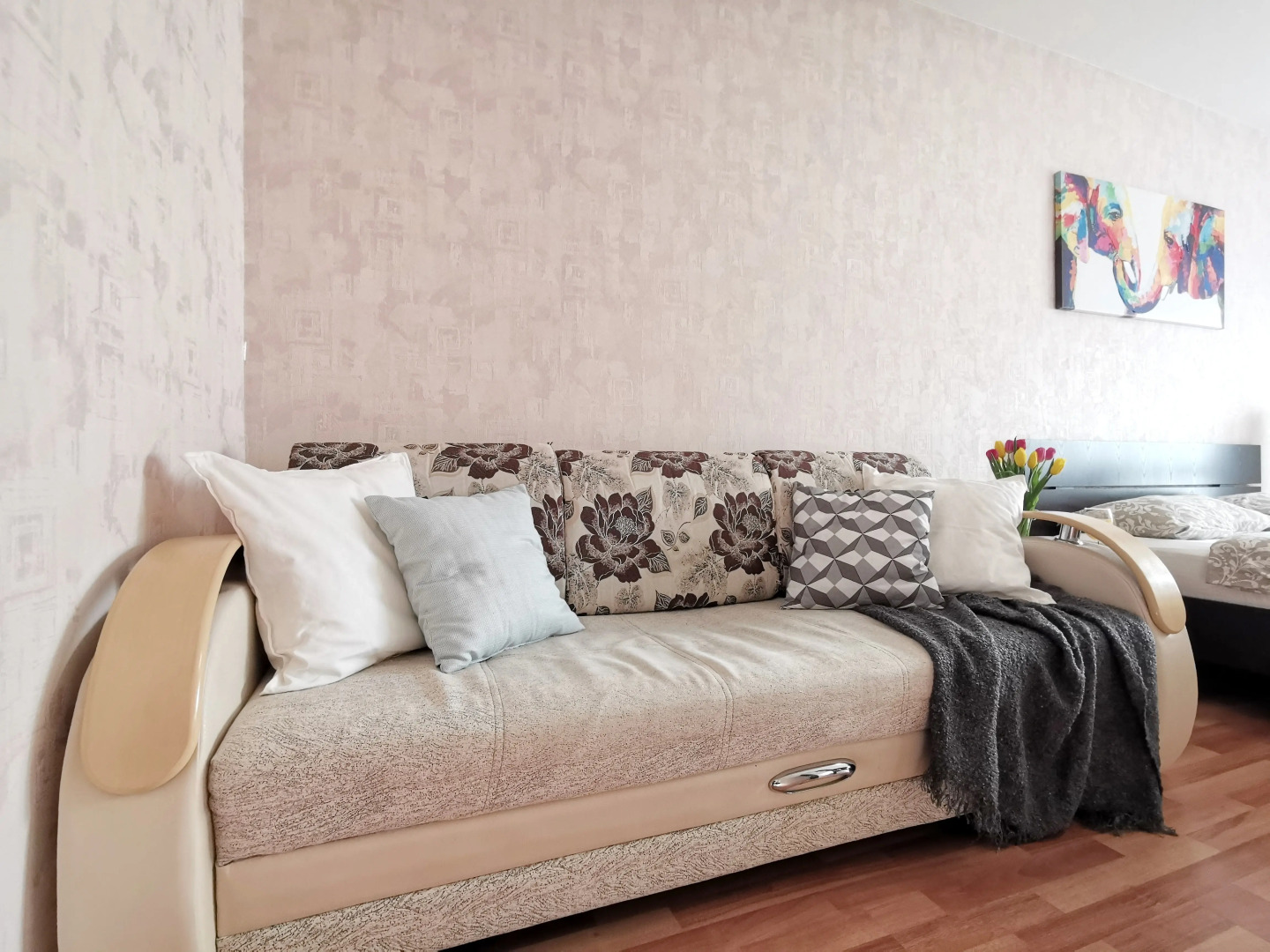 Апартаменты Уютная с видом на Волгу