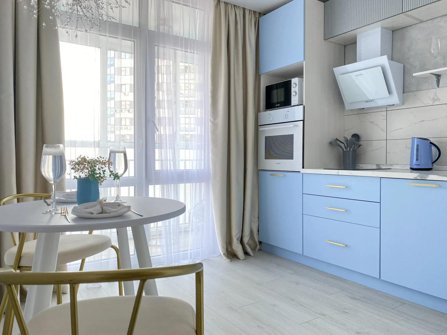 Квартира Стильная Kravc Group в ЖК Паруса