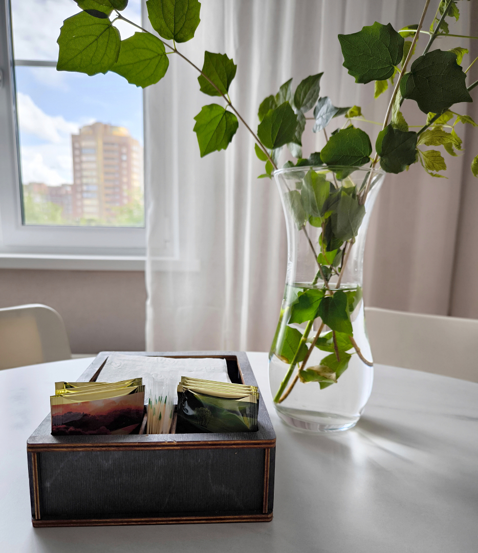 Квартира Солнечная Двухкомнатная с Видом на Город