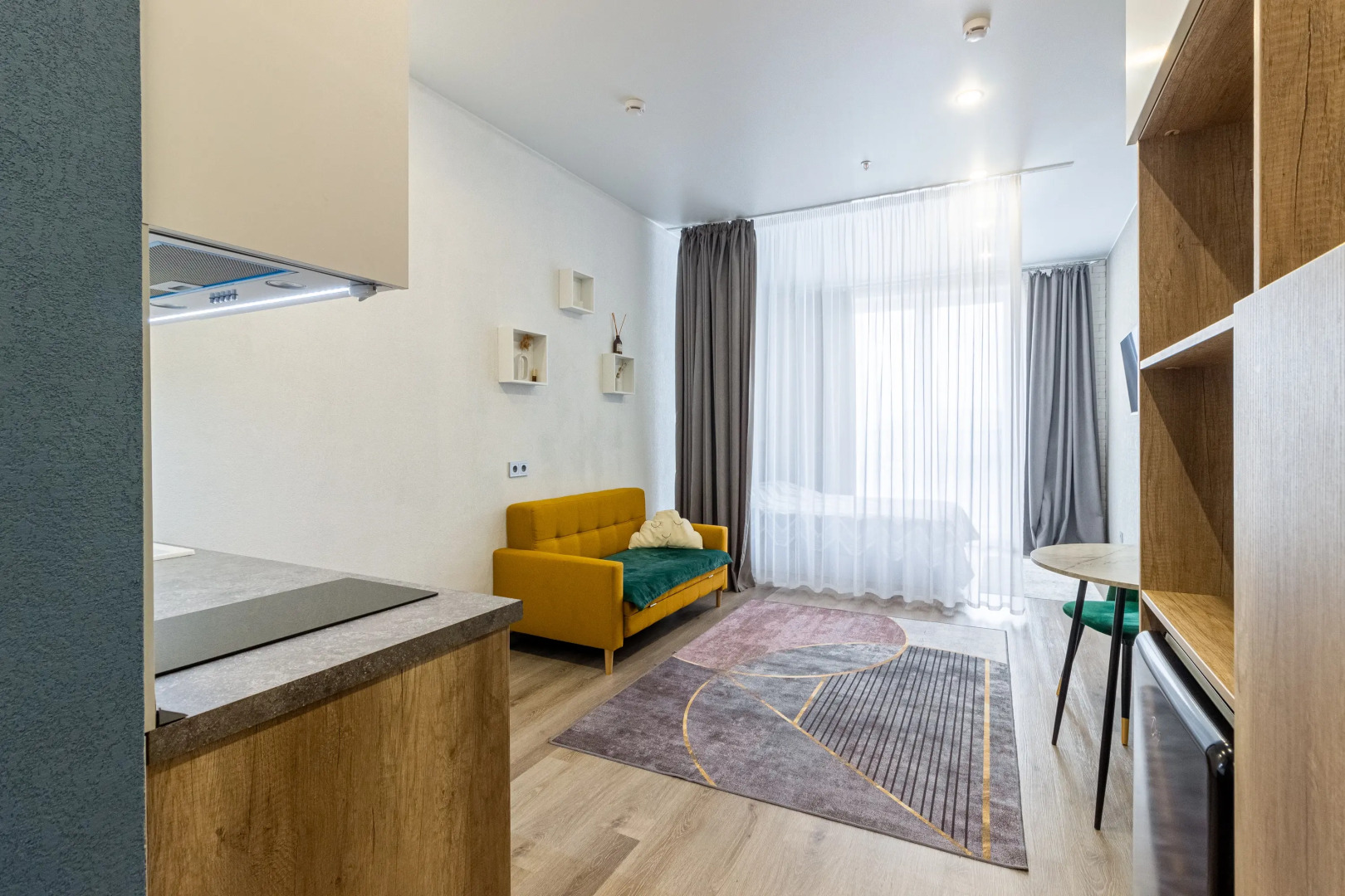 Апартаменты в элитном ЖК Резидент с панорамными окнами