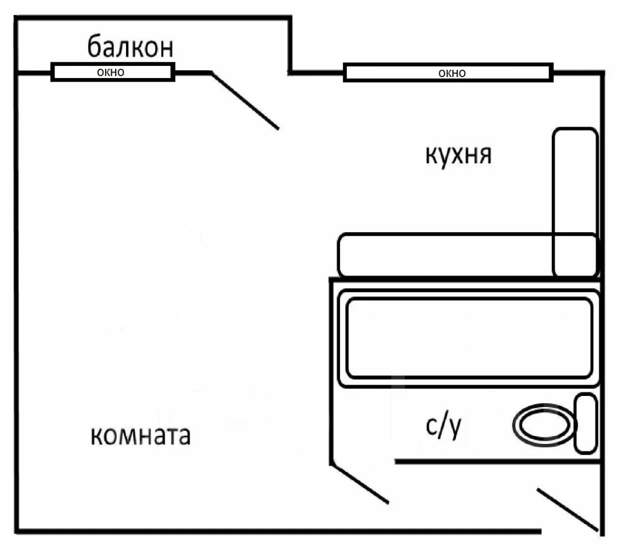 Апартаменты в центре на 1я Морская 6/25 с видом на море