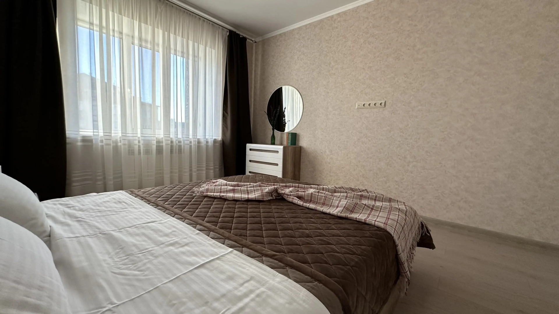 Квартира уютная возле парка с видом на Эльбрус