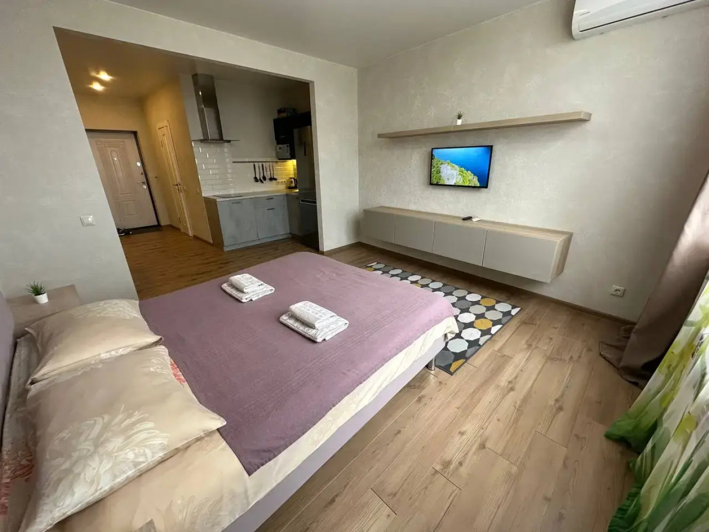 Апартаменты ЖК Москва seaview nice bed