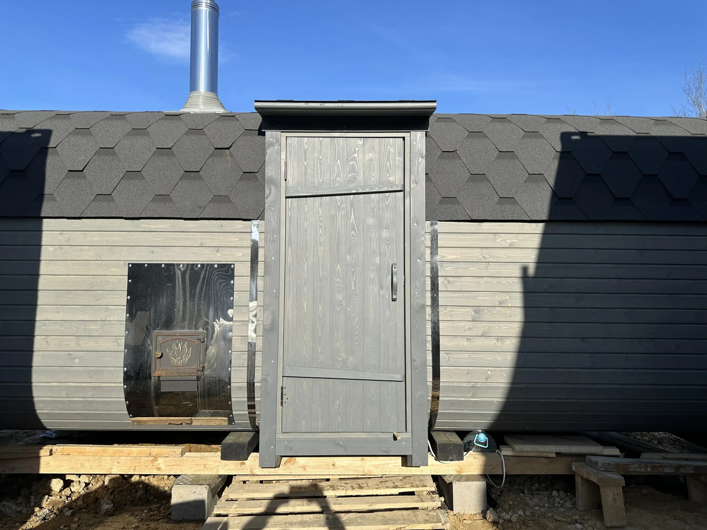 Частный дом с баней