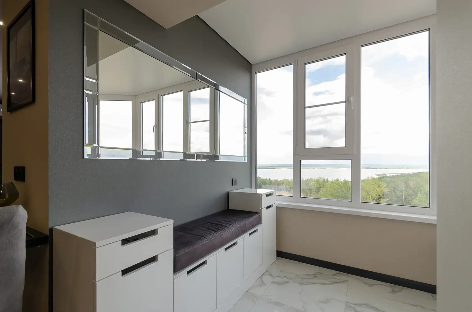 Квартира Изящная 1 комнатная с видом на Волгу