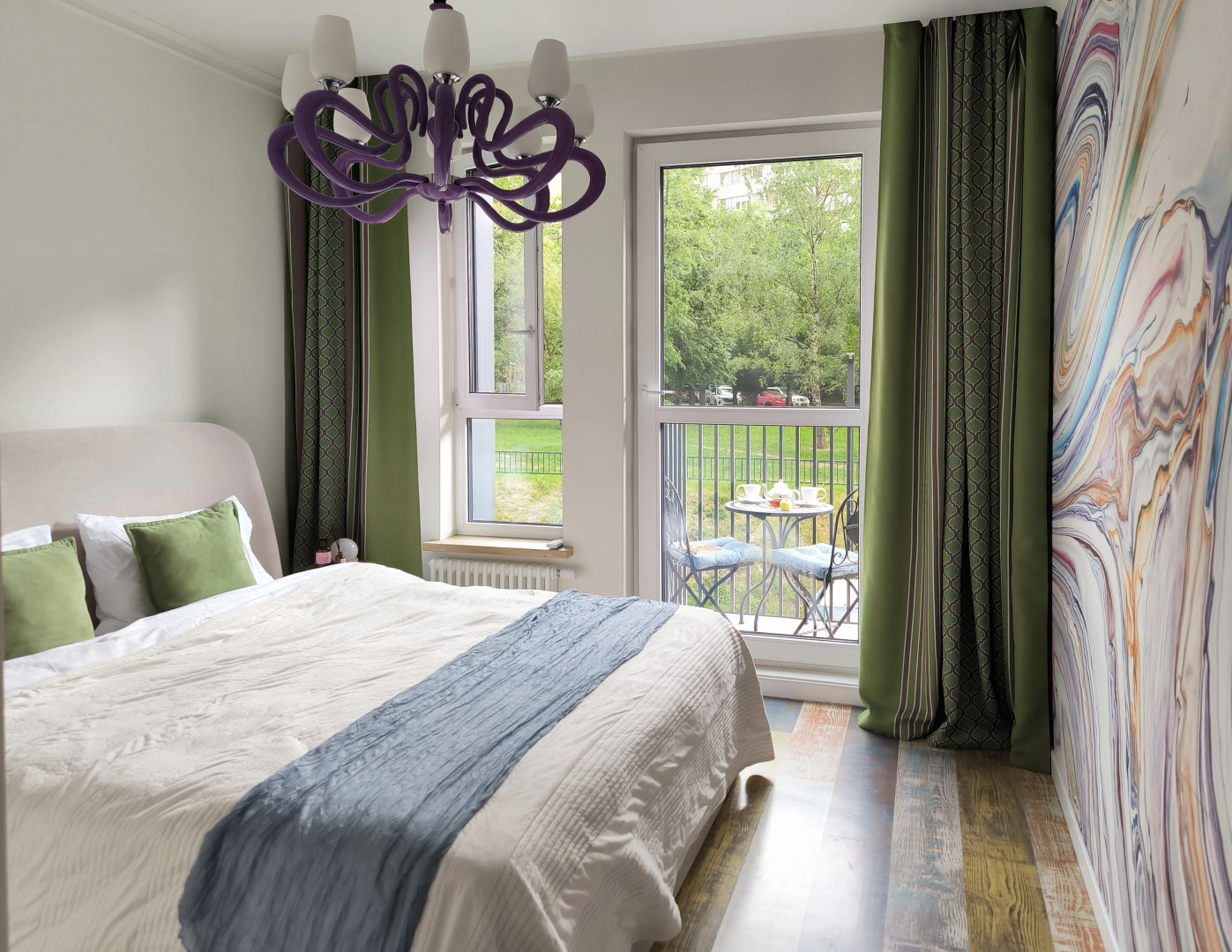 Квартира Комфортная с Просторной Гостиной, Спальней, Детской, Кабинетом и Двумя Санузлами