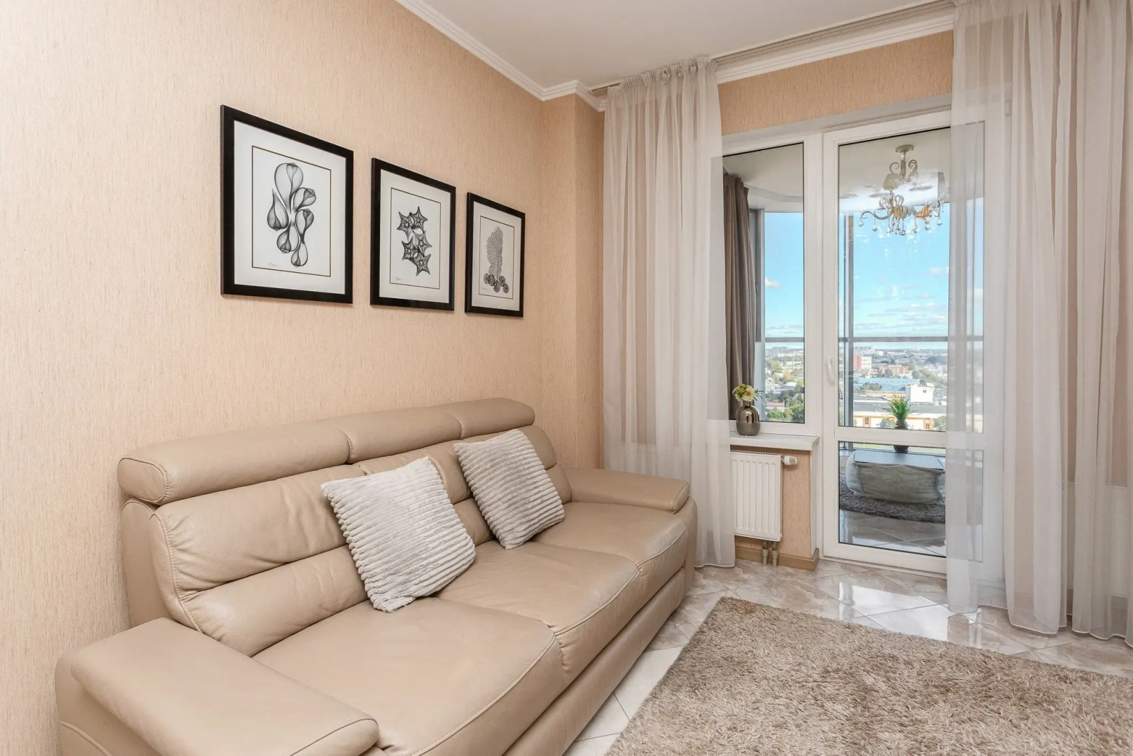 Апартаменты Crown39 - 1к №104: 57 м2, 15 этаж из 21