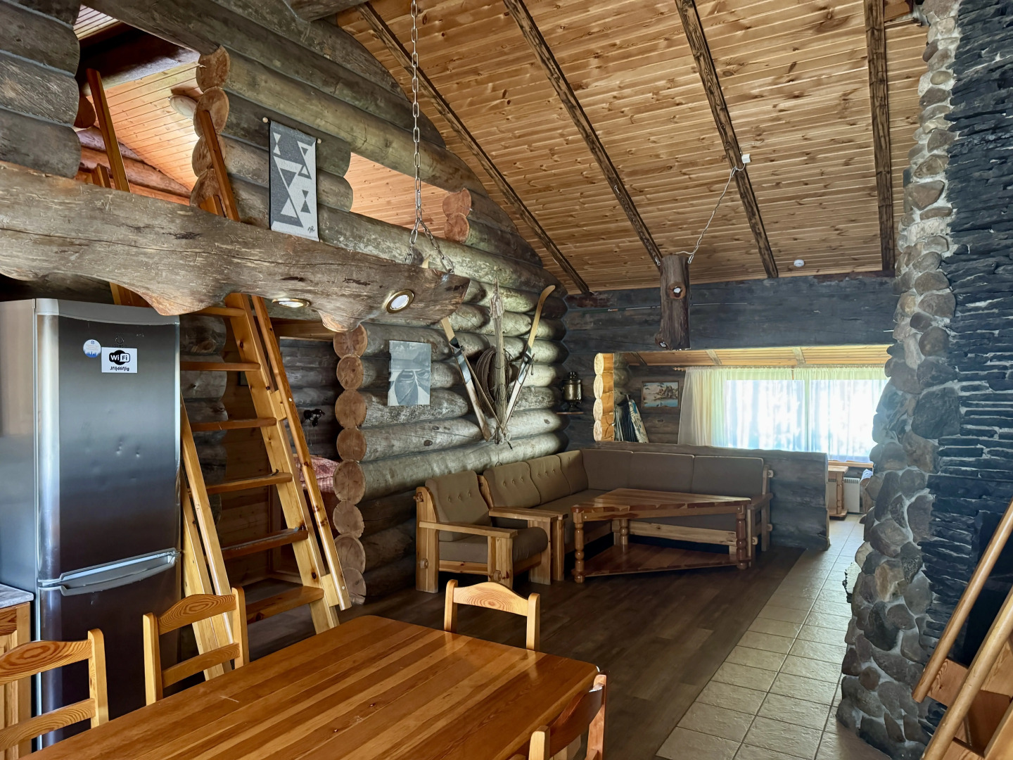 Коттедж Карелия Медвежка Комфорт с Видом на Озеро