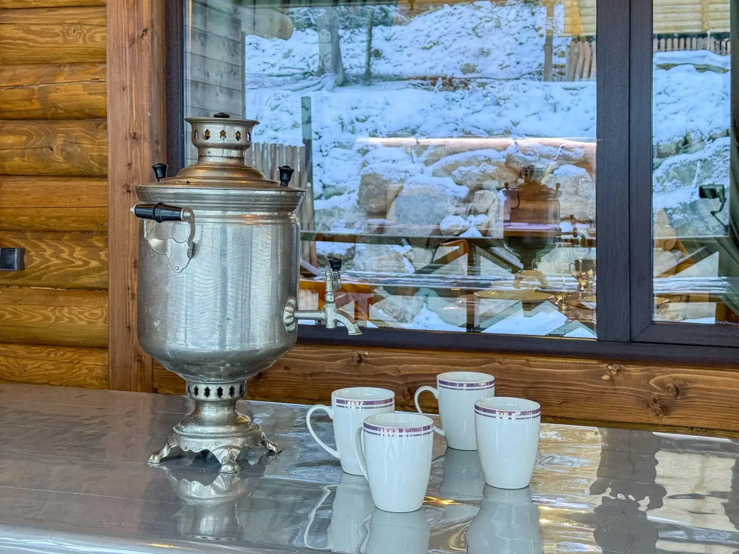 Частный дом У друзей сруб