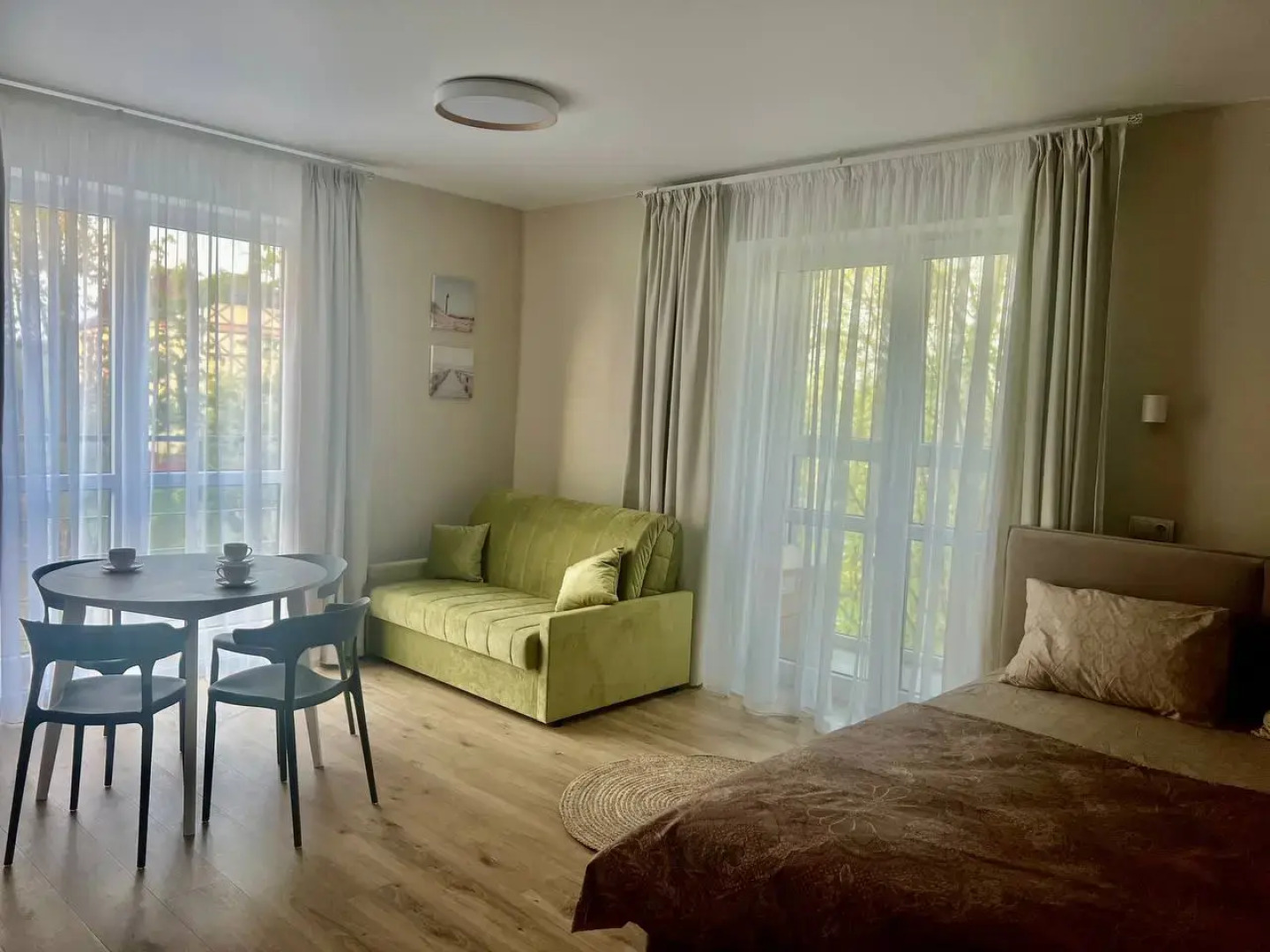 Апартаменты Однокомнатная студия Sunny на море