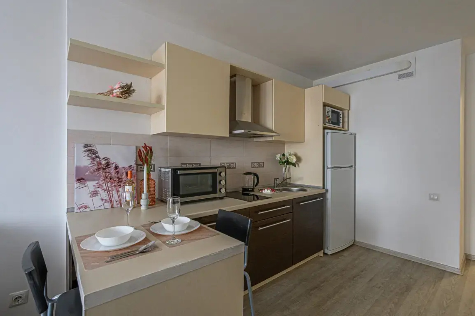 Апартаменты для 2 гостей на Покатной 130/1 на 15 этаже