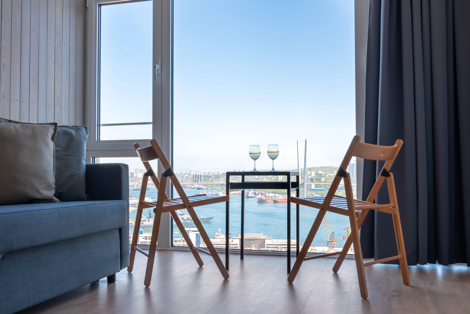 Апартаменты Представительский люкс London/Paris с видом на бухту и мосты by Panorama Suites Group