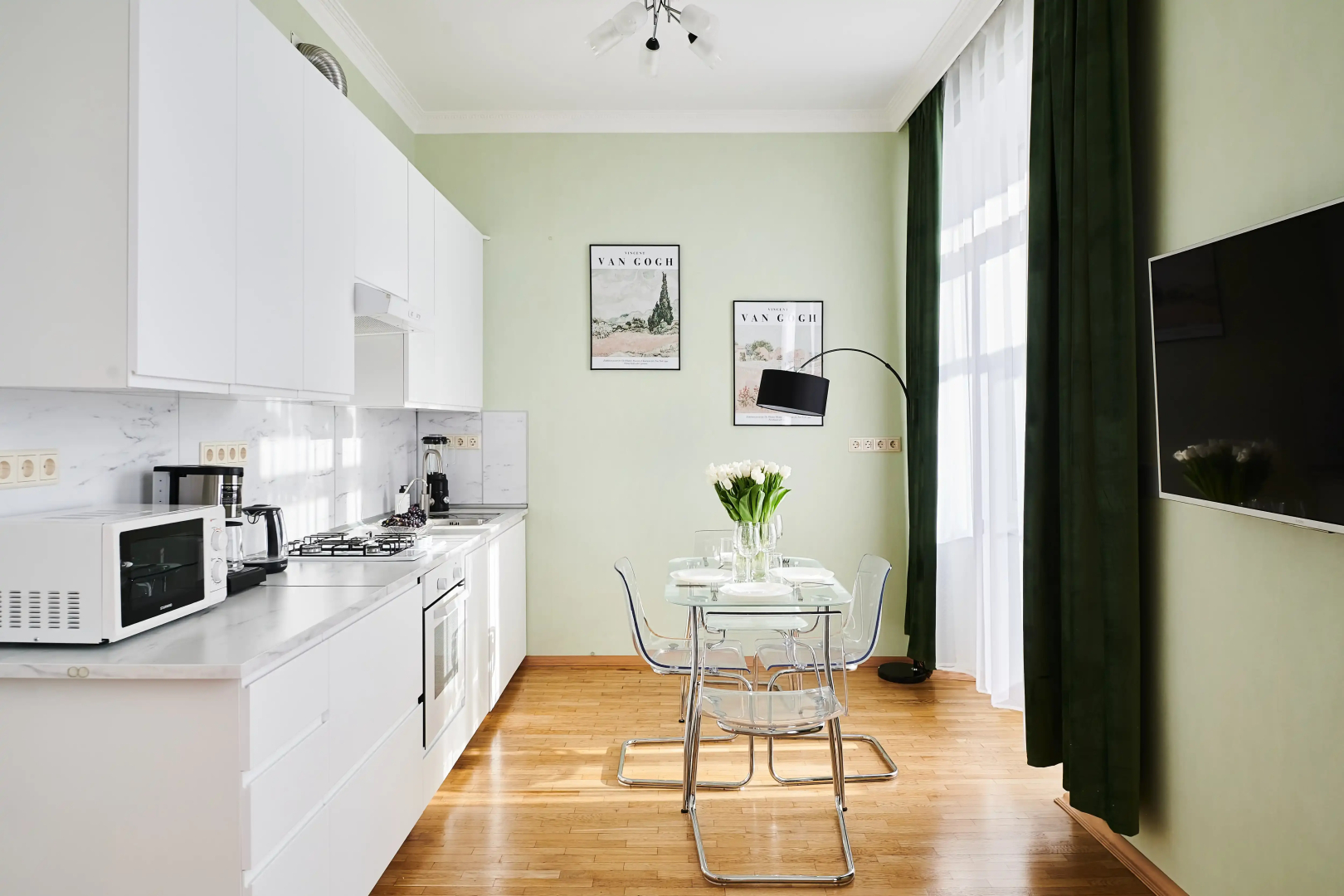 Квартира GM Apartments Трёхкомнатная с видом на Тверскую