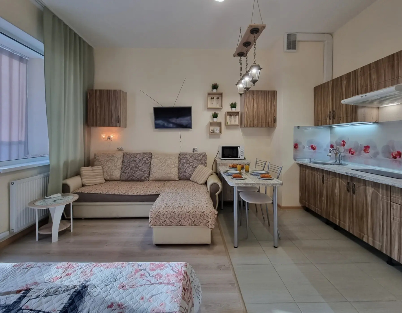 Квартира Студия для 5 гостей