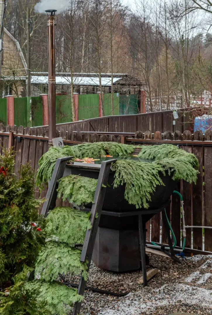 Частный дом с бaнeй на дpoвaх Harmony