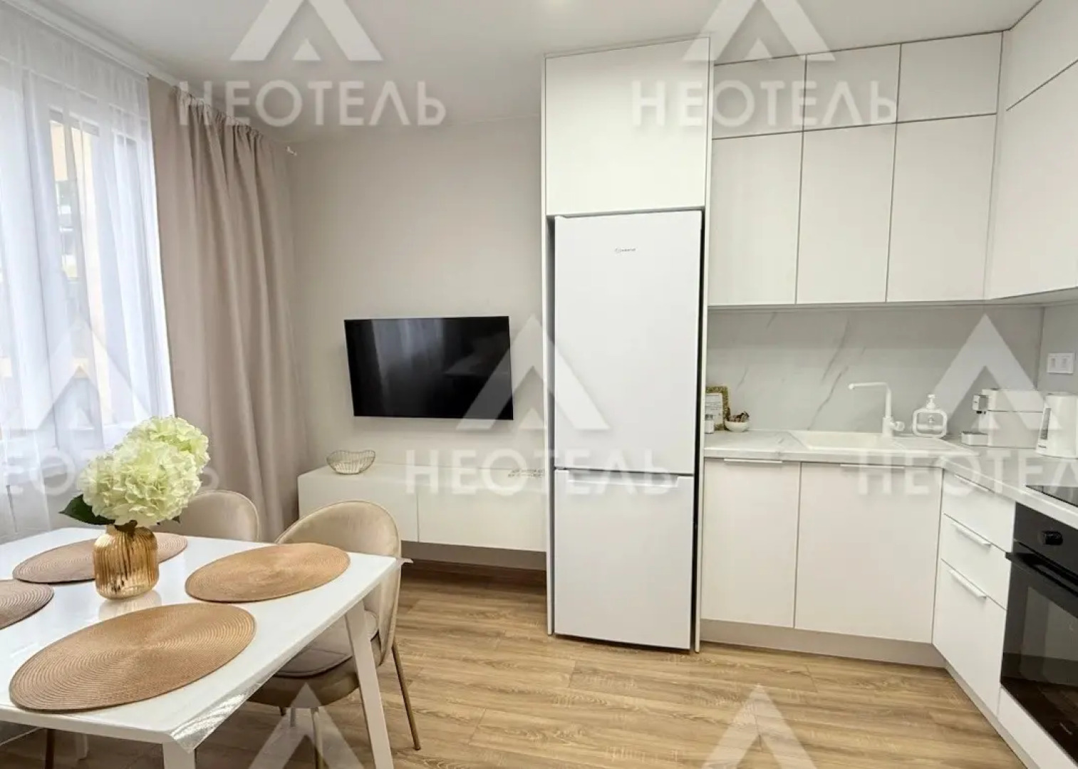 Квартира сети Неотель рядом с Московским проспектом, ОКБ, трассой М4